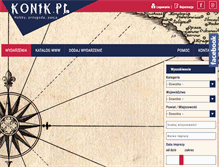 Tablet Screenshot of konik.pl