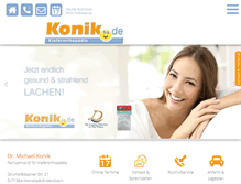 Tablet Screenshot of konik.de